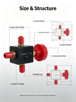 Vanne de régulation de pression simple en laiton HONGSEN HS-23 CT-467 pour climatiseur et système CVC (frigorigène) – Nouveauté