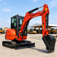 Nouvelle pelle sur chenilles compacte de 3,5 tonnes, 2 tonnes, 1,6 tonne, certifiée EPA CE, pour usage agricole, prix personnalisés
