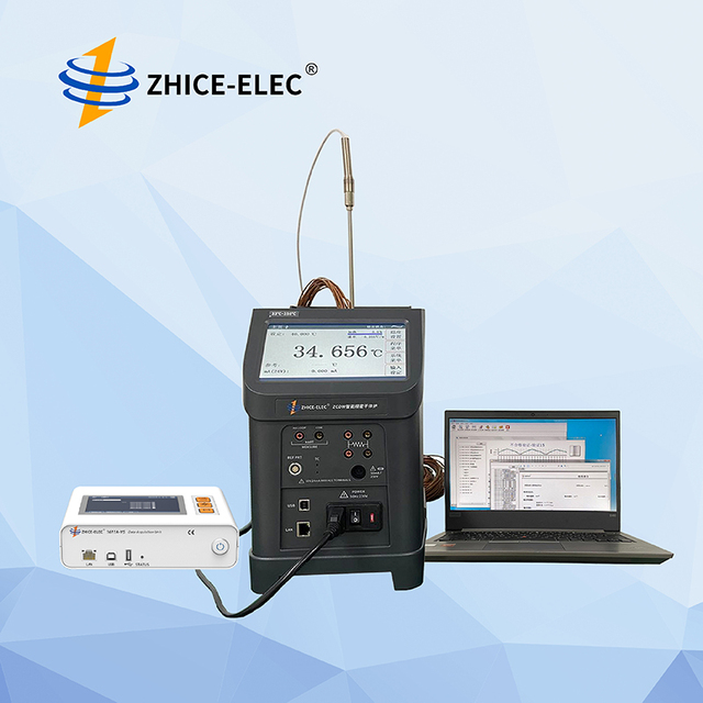 High Accuracy Digital Thermometer LCD Display USB Communication Data Storage Smart App for Lab and Industrial Processing