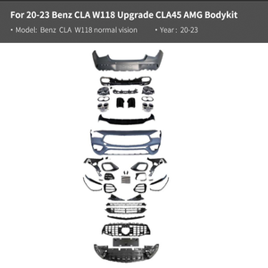 Zerstörungsfreie Installation Auto-Teile Fahrzeug-Nachrüstung Facelift Karosserie-Kit für 16-18 Benz CLA W117 20-23 Benz CLA W118 Upgrade CLA45 - Product Image 2