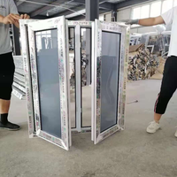 Fenêtre à battant en PVC-U, isolation thermique multicouche, étanche, insonorisée, coupe-vent, pour usage hospitalier, design moderne, fabrication Shandong