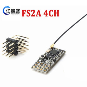 FS2A-4CH Receiver 4 Channel PWM For <b>RC</b> Drone Fixed Wing Compatible With FS-I6 I6X - Product Image 4