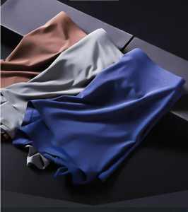 Boxer da Uomo in Seta Ghiaccio Senza Cuciture, Design Slim Estivo, Fresco e Morbido, Intimo <span class=keywords><strong>Maschile</strong></span> Sexy - Product Image 5