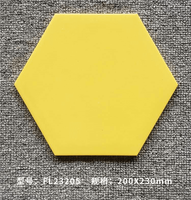Pur Couleur Hexagonale En Céramique Mur et Sol Carrelage