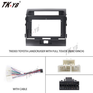 Radio Fascia de 2 dines para <span class=keywords><strong>Toyota</strong></span> <span class=keywords><strong>Land</strong></span> <span class=keywords><strong>Cruiser</strong></span>, Panel DE REPRODUCTOR DE Dvd para coche, Audio para coche, Android, vídeo, 2 dines, 2007-2015, para <span class=keywords><strong>Toyota</strong></span>,- - Product Image 3