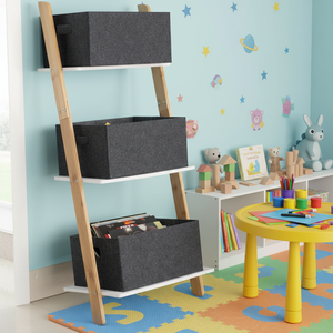 Cestini Portaoggetti in Feltro Carini e Alla Moda per Organizzare Giocattoli, Vestiti o Altri Oggetti - Product Image 1