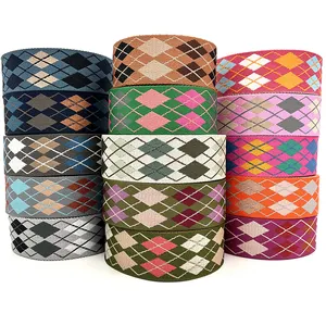 Hoge Kwaliteit Italië Fashion Design 2 Inch 50Mm Nieuwe Aankomst Tas Schouderriem Jacquard Singels Riem