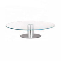 Support à gâteau rotatif rond de 30cm avec plateau en verre et porte-pain en métal-Outils à gâteau
