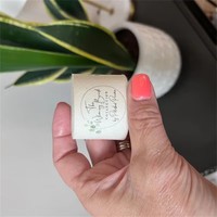 Étiquettes d'entretien personnalisées en tissu polyester imprimé, étiquettes de vêtements de haute qualité avec logo 3D pour vêtements, chaussures et sacs, option durable