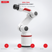 Robot de bureau compact EFORT ER8 700H à 6 axes, charge utile de 8 kg, soudage haute vitesse, manutention avec composants PLC