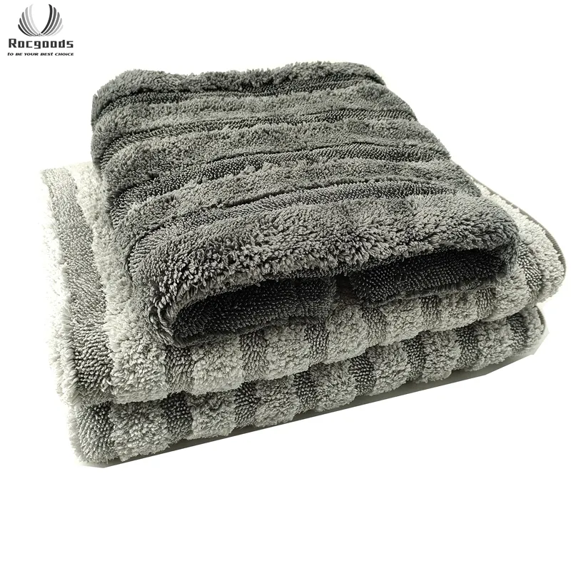 high quality korea car detailing car care microfiber towels double side wash dry towel edgeless micro fiber towel for cars wash