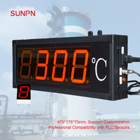 SUNPN Afficheur numérique à LED pour entrée analogique 4-20mA 0-10V, pour la surveillance des processus industriels et la gestion visuelle