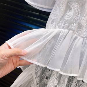 ชุดฤดูร้อนสำหรับเด็กผู้หญิง ชุดสองชิ้นสุดเก๋พร้อมเสื้อเดรสกางเกงยีนส์ขาสั้นสำหรับเด็ก เสื้อผ้าเด็กโต 110-160 ซม. - Product Image 5