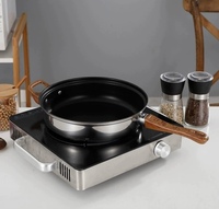 Penjualan Langsung Pabrik 12pcs Set Panci dan Wajan Anti Lengket Stainless Steel Set Panci dan Wajan Induksi Peralatan Masak Dapur Set Peralatan Memasak
