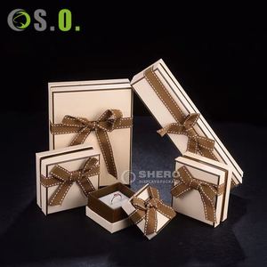 Caja de Regalo Rígida de Papel para Joyería, Collar y Anillo Personalizados de Lujo, con Logotipo Dorado - Product Image 5