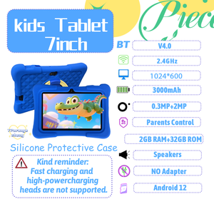 New <span class=keywords><strong>7</strong></span>-Inch MTK Trẻ Em Máy Tính Bảng PC 2GB RAM Android 12 3000MAh 1024X600 Độ Phân Giải Dễ Thương Silicone Trường Hợp Giáo Dục Đồ Chơi Trường Học Giáng Sinh - Product Image 6