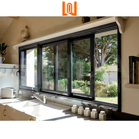 Fenêtres coulissantes à rupture thermique de haute qualité au design moderne fenêtres à double vitrage fenêtres en aluminium