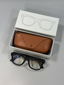 X01 Ultra AI <b>Smart</b> Glasses 8MP <b>Camera</b> 1080P Video Recording <b>WiFi</b> Transfer AI Translation Voice Assistant Charging Case - Product Image 5