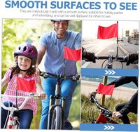 Drapeaux de sécurité pour spectacle de vélo en plein air avec support de course pour la sécurité des motos