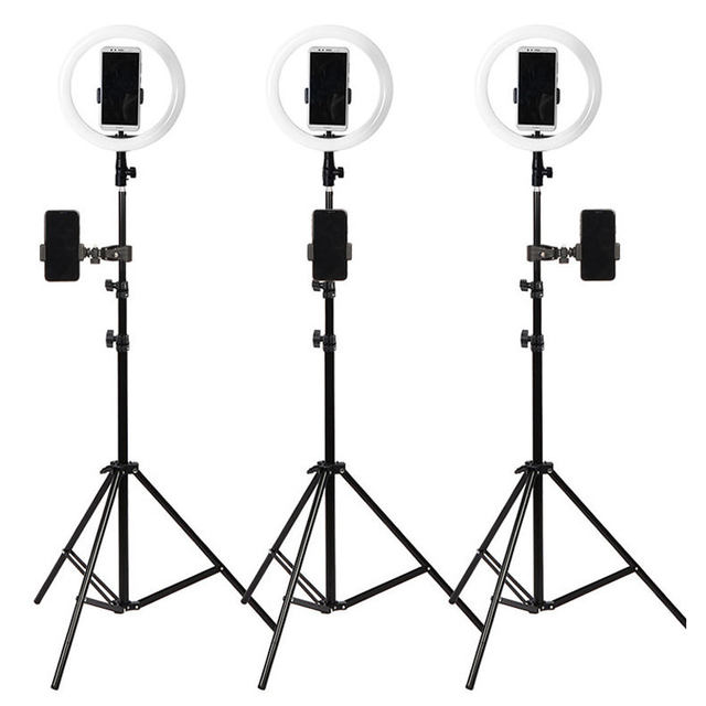 Phone Ring Light Profissional 10 18 22 24 Inch Pouces Led Ring Light 360 Rotation with Tripod Stand for Phone