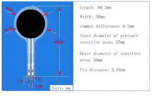 Capteur de pression à point unique flexible FSR, applications larges, expédition mondiale - Product Image 6