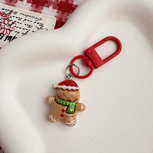 Cartoon Christmas Home Keychain Pin, <b>Cute</b> Santa Gift Backpack Charm, Accessory, Friend Gift - Product Image 2