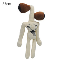 Nouveau Style gros sirène tête jouets en peluche dessin animé chat en peluche avec des personnages d'horreur jouet poupée décoration de la maison OPP sac fête 35cm