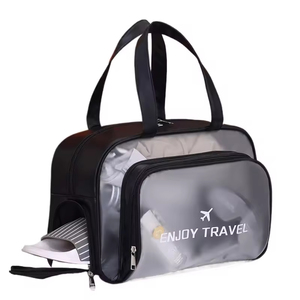 Bolsa de Aseo Impermeable con Cierre de Cremallera de PVC, Separación en Seco y Húmedo, para Natación, Playa, Fitness, Deportes, Almacenamiento de Artículos de Tocador y Cosméticos - Product Image 6