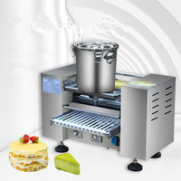 Machine à crêpes électrique chinoise à double couche, machine à faire des gâteaux rotative pour faire des crêpes et des pancakes