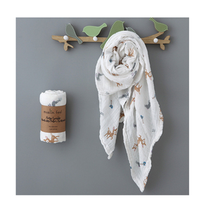 <span class=keywords><strong>Couverture</strong></span> en mousseline de coton biologique en gros, Chine, tissu d'emballage pour <span class=keywords><strong>photos</strong></span> d'enfants, gigoteuse pour bébé, literie pour enfants, écologique, 200TC - Product Image 2