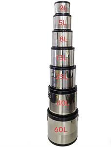 Seau isotherme haut de gamme à filetage rond, 7 pièces, 5L, 8L, 13L, 25L, 40L, 60L, pour une conservation optimale de la fraîcheur - Product Image 1