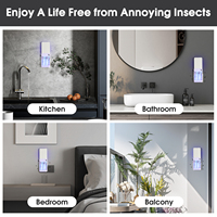 Purple Light Bug Zappers Attrape-insectes domestiques sans produits chimiques pour moustiques