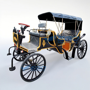 Carroza Eléctrica de Lujo con Dos Filas de Asientos para Recorridos Turísticos, Estilo Victoria, Carroza Real Histórica - Product Image 4