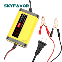 Chargeur de batterie 12V au plomb sans entretien pour moto, 12V 2A, pour batteries GEL AGM à décharge profonde, chargeur d'entretien