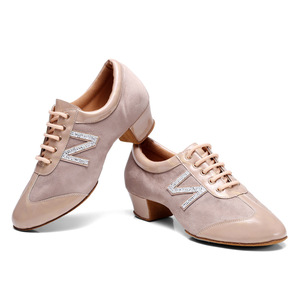 Chaussures de <span class=keywords><strong>danse</strong></span> latine pour femmes à lacets salle de bal rythme de Salsa moderne pratique d'enseignement chaussures de <span class=keywords><strong>danse</strong></span> de Performance professionnelle - Product Image 5