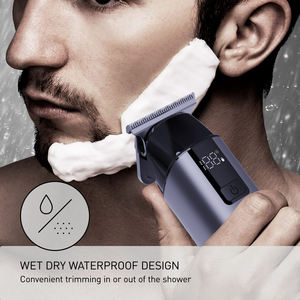 Commercio all'ingrosso Mini rasoio elettrico ricaricabile da uomo portatile USB a lama singola rasoio a lunga durata Cordless Trimmer - Product Image 2