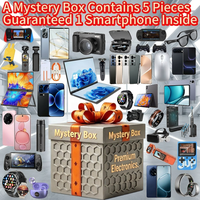 Caja Sorpresa con Smartphone Garantizado, Caja Misteriosa de Electrónicos, Smartphone 5G, Reloj Inteligente, Auriculares, Regalo Aleatorio Surtido