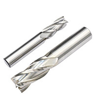 Fabricant de fraises HSS, fraises à bout HSS en pouces, 2 flûtes, 4 flûtes, 3/8, 1/4, 5/16, 1/2, 7/8 pour l'aluminium et l'acier