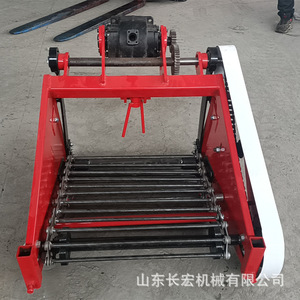 Mini-récolteuse de pommes de terre à transmission par engrenages, machine multifonctionnelle pour la récolte d'arachides, couleur rouge - Product Image 2