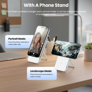 Chargeur sans fil magnétique personnalisé pas cher 15W, charge rapide, pliable, 3 en 1, <span class=keywords><strong>pour</strong></span> téléphone, montre, écouteurs - Product Image 6