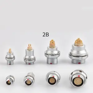 Good Quality Dbpu Fischers Ip68 Connector Waterproof Circular Fischers Female Connectors Push Pull Connector Cable Con