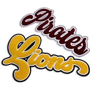 Parche Bordado en Chenilla de Alta Definición con Diseño Compatible con Fanáticos del Deporte, Venta al Por Mayor - Product Image 1