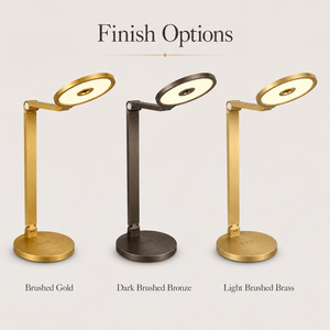 Modern <b>LED</b> Desk Lamp Brushed Metal <b>Table</b> <b>Light</b> Touch Control Dimmable Reading Lamp for Bedroom Office Hotel OEM ODM - Product Image 4