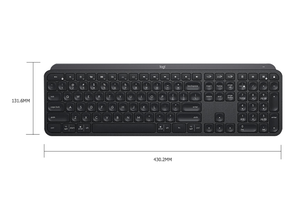 <span class=keywords><strong>Clavier</strong></span> de jeu original <span class=keywords><strong>Logitech</strong></span> <span class=keywords><strong>MX</strong></span> <span class=keywords><strong>Keys</strong></span> 2.4GHz <span class=keywords><strong>Clavier</strong></span> sans fil rechargeable à double mode et rétroéclairé - Product Image 3
