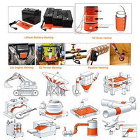 Laiyuan Kustom 230V 500W 380*435mm Elemen Pemanas Fleksibel Listrik Industri Bantalan Pemanas Karet Silikon