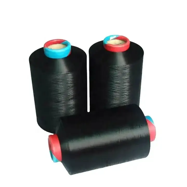 Fil micro de filament de polyester de haute qualité bon marché Dty 75/36 75/72 150/144 SIM pour la sangle de tissu