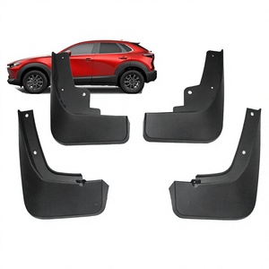 แผ่นกันโคลนประตูรถยนต์พลาสติกสีดำ สำหรับ Mazda CX-4 ปี 20-24 และ CX-3 ปี 18-24 ติดตั้งด้วยเทป 3M - Product Image 5