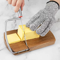 Trancheuse à fromage multifonction manuelle en bois d'acacia écologique et robuste, en acier inoxydable, pour beurre et jambon, idéale pour la cuisine domestique - Meilleures ventes