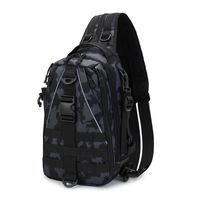 Sac à dos tactique à double usage de grande capacité pour hommes multifonctionnel pour les voyages en plein air cyclisme Camouflage simple Double épaule
