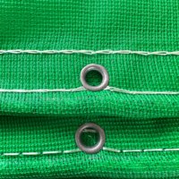 Filets de sécurité en maille dense HDPE anti-UV de haute qualité, anti-poussière, pour chantier, verts, découpe/moulage sur mesure, protection efficace 3-5